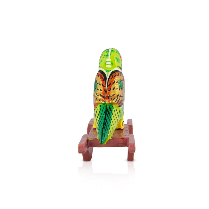 Rocking Animal Kondapalli Doll - 4.5 x 2 Inches | Kolu Bommai/ Wooden Statue For Gifting & Living room