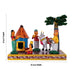Village House Kondapalli Toy - 8 x 10 Inches | Wooden Statue/ Handmade Showpiece for Home Decor - Kondapalli Wooden Toys