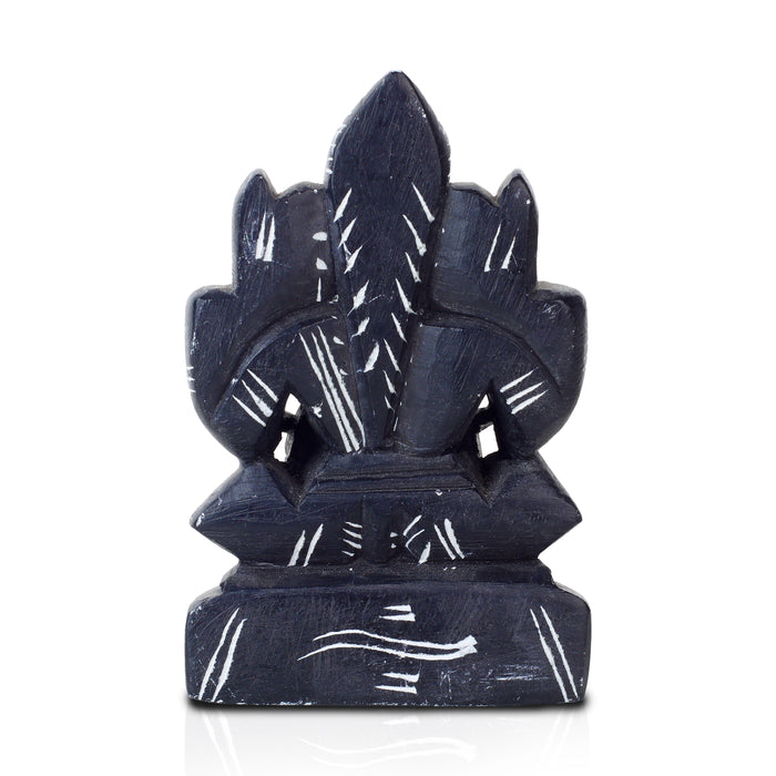 Ganesh Murti - 5.5 Inches | Soft Stone Ganapati Murti/ Ganapati Idol/ Vinayagar Statue for Pooja