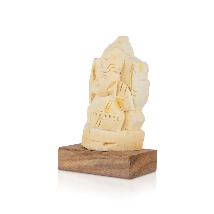 Vellerukku Vinayagar Statue - 2 x 1.25 Inches | Vellerukku Ganesh Murti for Pooja