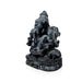 Ganesha Murti - 28 x 18 Inches | Black Stone Idol / Ganapathi Statue/ Vinayagar Sculpture Decor for Home & Pooja - Stone Murties