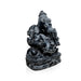 Ganesha Murti - 28 x 18 Inches | Black Stone Idol / Ganapathi Statue/ Vinayagar Sculpture Decor for Home & Pooja - Stone Murties