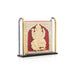 Ganesh Murti Acrylic Photo Frame Stand - 2.75 x 3 Inches | Acrylic Photo Stand/ Acrylic Picture Frame for Car - Hindu God Photos & Frames