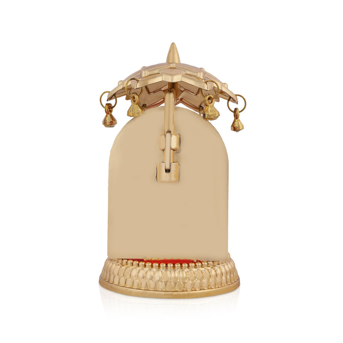 Shrinath Ji With Umbrella - 4.5 x 2.5 Inches | Car Dashboard Photo Stand /Car Photo Stand/ Photo Stand for Car
