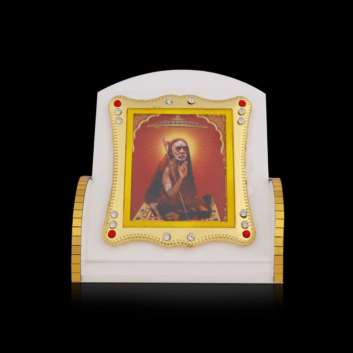 Acrylic Photo Frame - 3 x 2 Inches | Maha Periyava Design Acrylic Frame Stand/ Acrylic Photo Stand for Table top