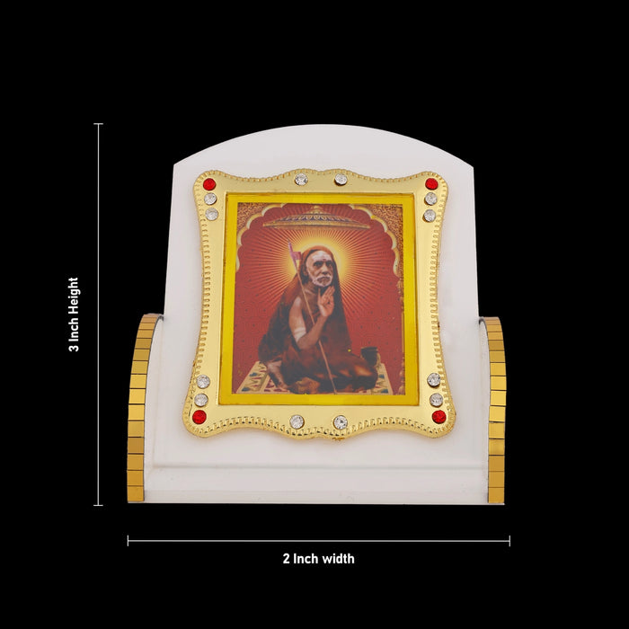 Acrylic Photo Frame - 3 x 2 Inches | Maha Periyava Design Acrylic Frame Stand/ Acrylic Photo Stand for Table top