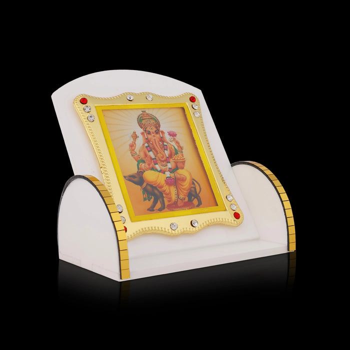 Ganesha Acrylic Photo Frame - 2 x 2 Inches | Photo Acrylic Frame/ Acrylic Photo Stand for Car Decor