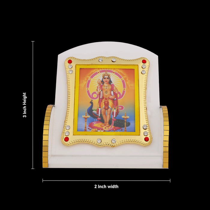 Acrylic Photo Frame - 3 x 2 Inches | Murugan Design Acrylic Frame Stand/ Acrylic Photo Stand for Home Decor