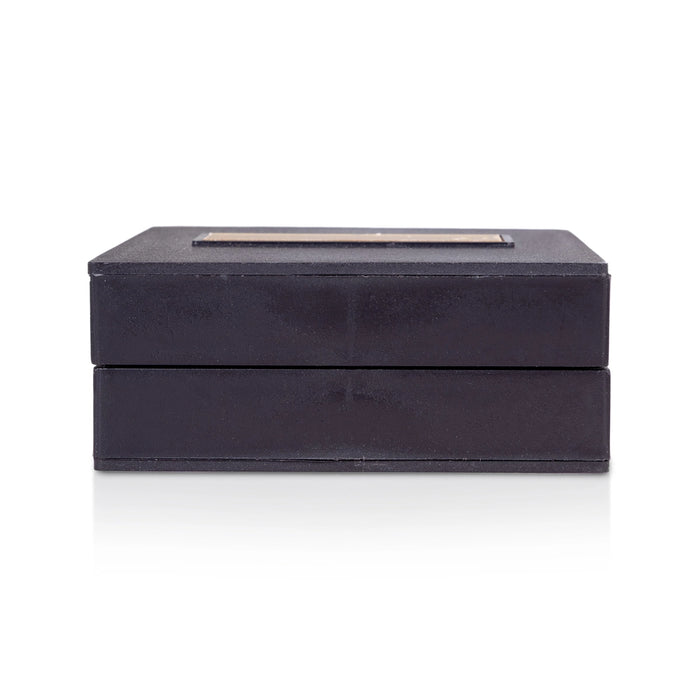 Puja Box with Padham - 1.5 x 3.75 Inches | Hanuman Paduka Box/ Decorative Pooja Box with Divine Footprints