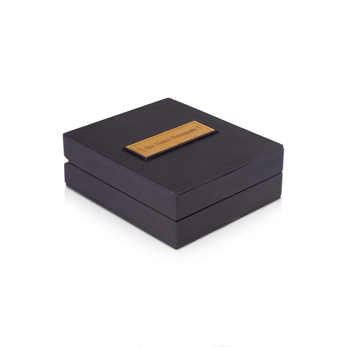 Puja Box with Padham - 1.5 x 3.75 Inches | Hanuman Paduka Box/ Decorative Pooja Box with Divine Footprints