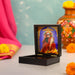 Pooja Box - 1.5 x 4 x 4.5 Inches | Charan Paduka Box/ Maha Periyava Padham Box for Pooja - Pooja Box & Paduka