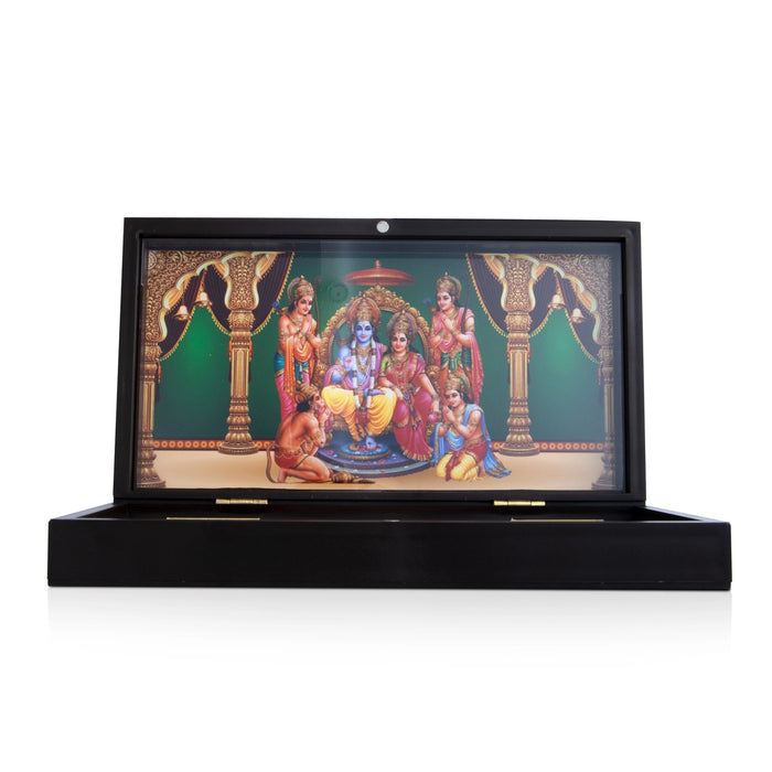 Paduka Box - 1.5 x 8.5 x 4.5 Inches | Plastic Ram Darbar Pooja Box/ Padham Box for Home