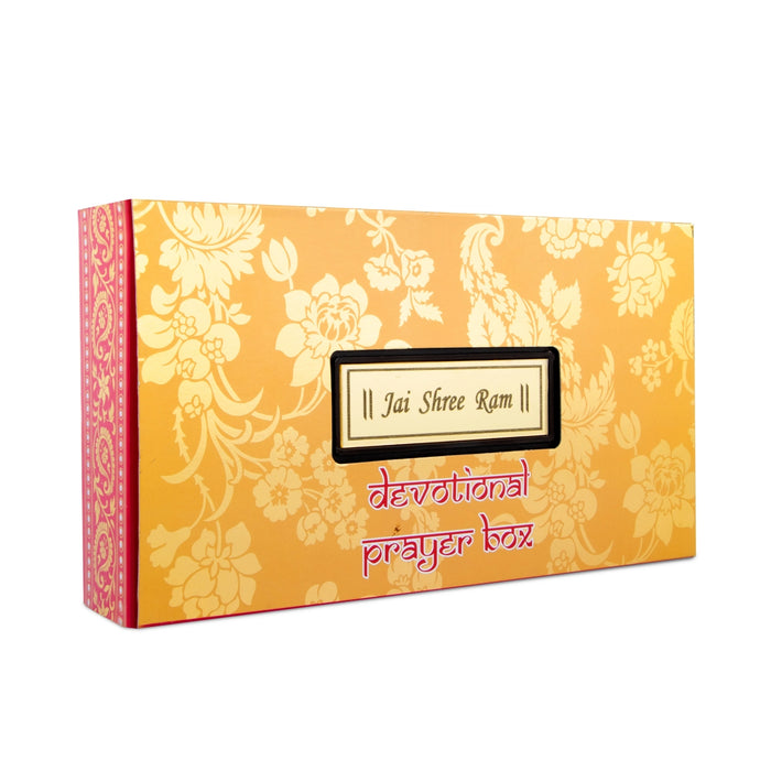 Paduka Box - 1.5 x 8.5 x 4.5 Inches | Plastic Ram Darbar Pooja Box/ Padham Box for Home