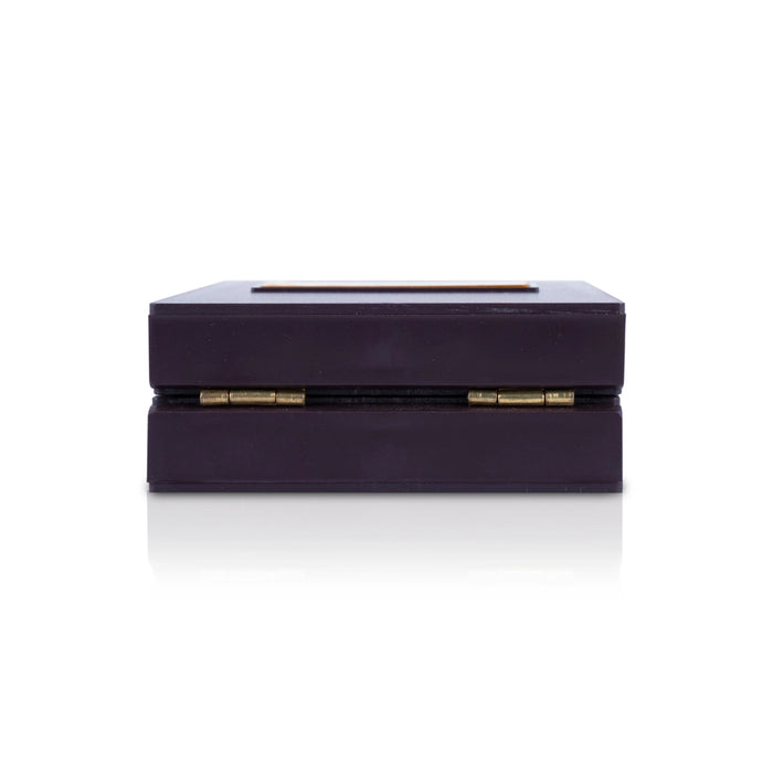 Maha Lakshmi Murti With Padham Pooja Box | Charan Paduka Box/ Puja Box for Home - Pooja Box & Paduka