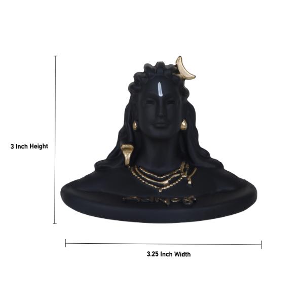 Adiyogi Statue - 3 x 3.25 Inches | Adiyogi Shiva Statue/ Adiyogi Murti/ Adiyogi Fiber for Home Decor