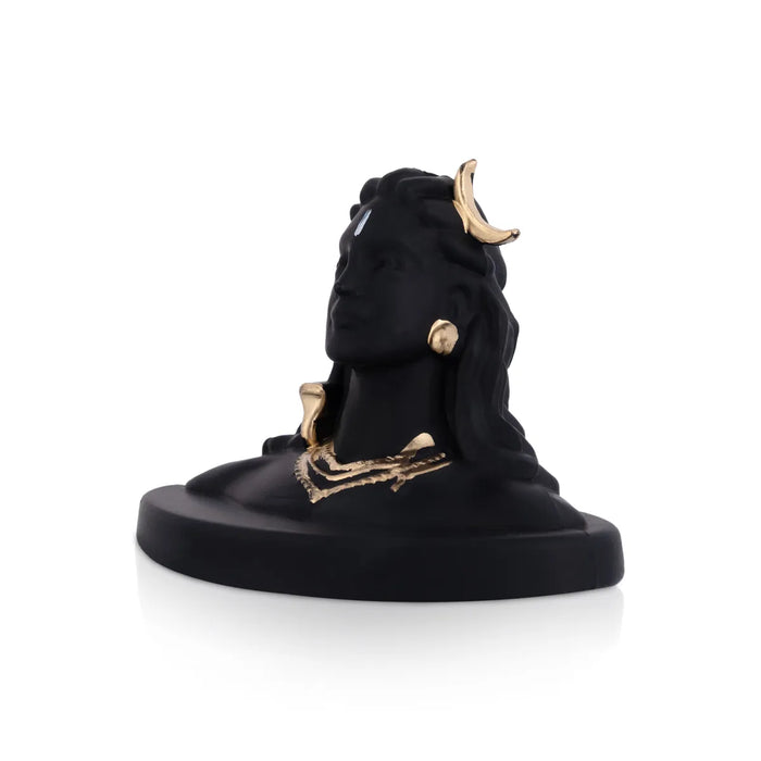 Adiyogi Murti - 2 x 3 Inches | Fibre Mahadev Statue / Adiyogi Shiva Statue/ Adiyogi Idol for Car Dashboard - Fibre Murties