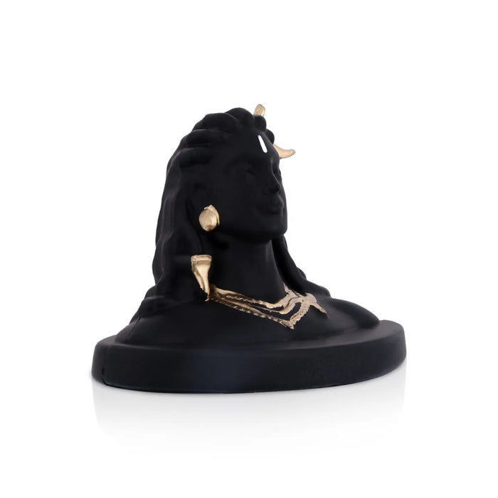 Adiyogi Murti - 2 x 3 Inches | Fibre Mahadev Statue / Adiyogi Shiva Statue/ Adiyogi Idol for Car Dashboard - Fibre Murties