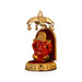Ganesh Idol With Umbrella - 5 x 2.5 Inches | Vinayaka Statue/ Ganpati Idol for Car Decor/ 44 Gms Approx - Car Stand & Car Accessories