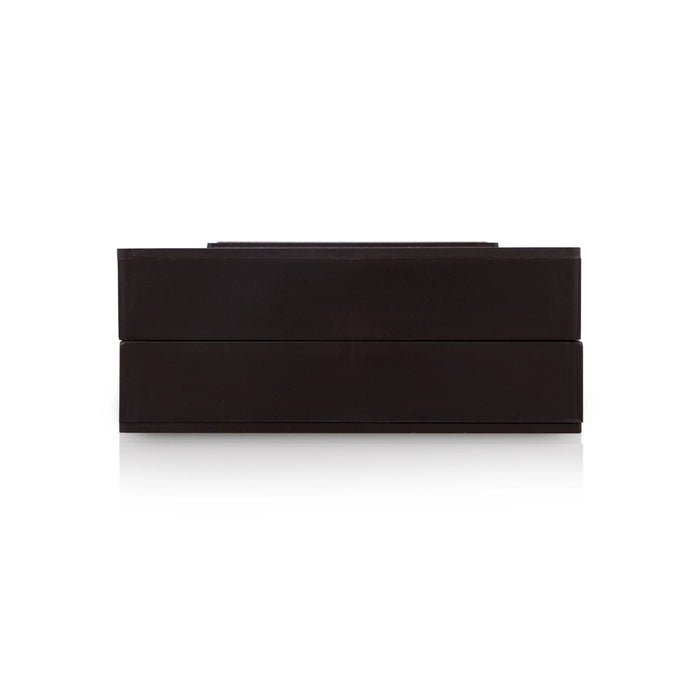 Radha Krishna With Padham Pooja Box - 1.5 x 3.5 Inches | Charan Paduka Box/ Paduka Box for Home - Pooja Box & Paduka