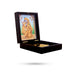 Radha Krishna With Padham Pooja Box - 1.5 x 3.5 Inches | Charan Paduka Box/ Paduka Box for Home - Pooja Box & Paduka
