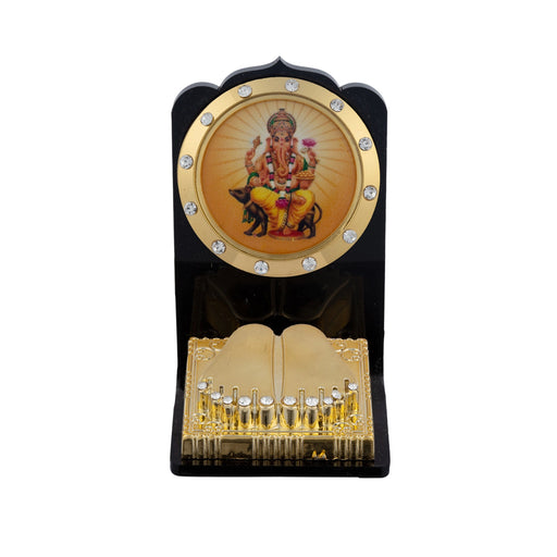 Paduka Box - 2.75 x 1.5 Inches | Ganesha Pooja Box/ Acrylic Padham Box for Home - Pooja Box & Paduka