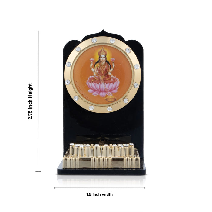 Paduka Box - 2.75 x 1.5 Inches | Lakshmi Pooja Box/ Acrylic Lakshmi Padham Box for Home