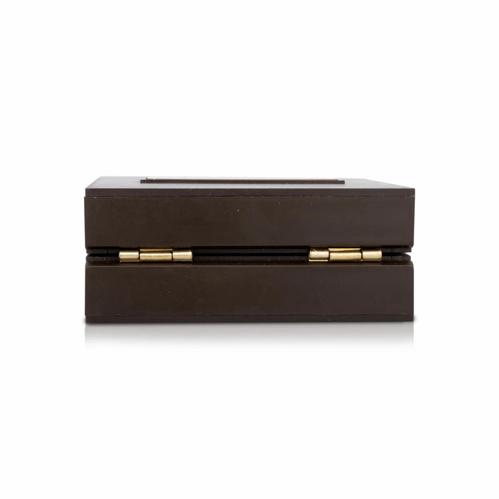 Ayodhya Ramar Padham Box - 1.5 x 3.5 Inches | Charan Paduka Box/ Pooja Box for Home - Pooja Box & Paduka