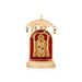 Balaji With Paduka - 4.5 x 2 Inches | Balaji Charan Paduka With Umbrella Car Stand/ Balaji Padham for Pooja - Pooja Box & Paduka