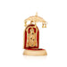 Balaji With Paduka - 4.5 x 2 Inches | Balaji Charan Paduka With Umbrella Car Stand/ Balaji Padham for Pooja - Pooja Box & Paduka