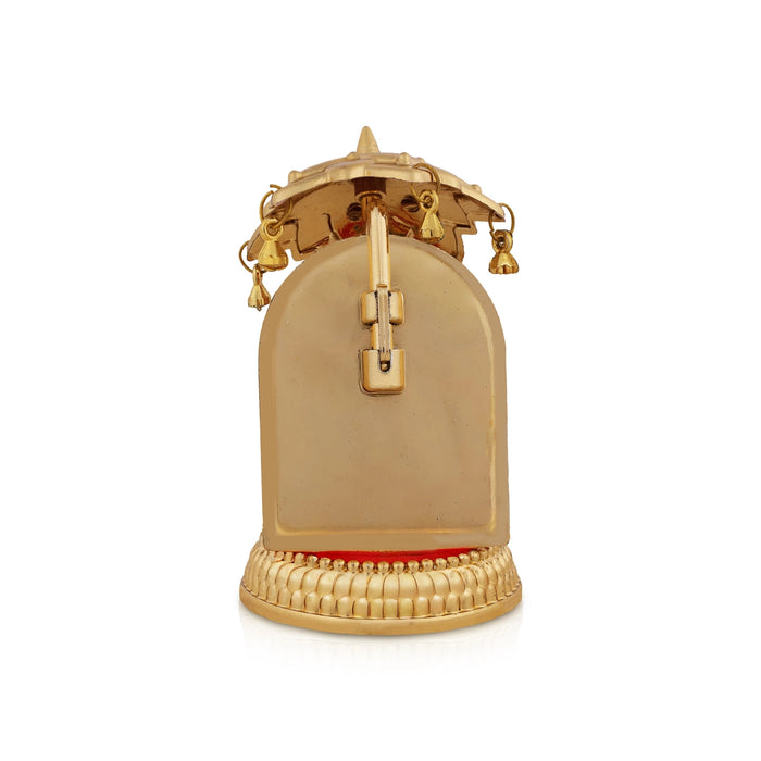 Shivan Padham Umbrella with Base - 4.5 x 2 Inches | Car Stand Idol / Mahadev Murti For Car Decor