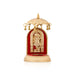 Ayodhya Rama With Paduka - 4.5 x 2 Inches | Ayodhya Ramar With Umbrella Car Decor/ Car Stand for Decoration - Pooja Box & Paduka