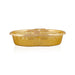 Artificial Basket - 1.5 x 7 Inches | Apple Shape Tray/ Gold & Silver Colour Storage Basket for Home - Pooja Plate & Tray