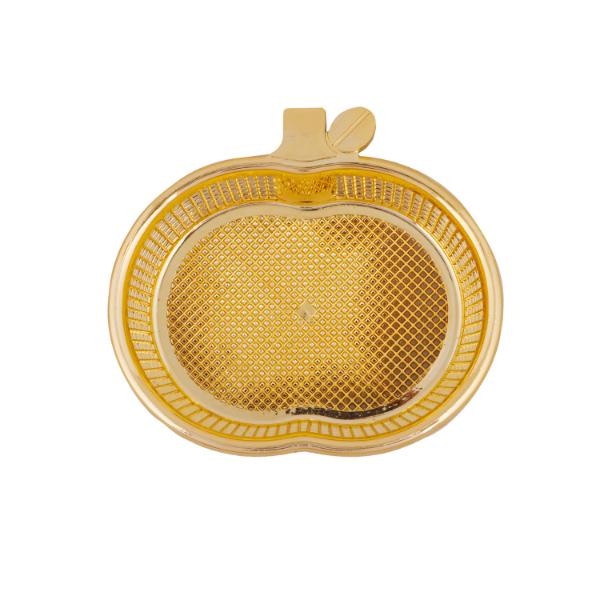 Pooja Basket - Apple | Gold Silver Basket/ Basket for Home Decor