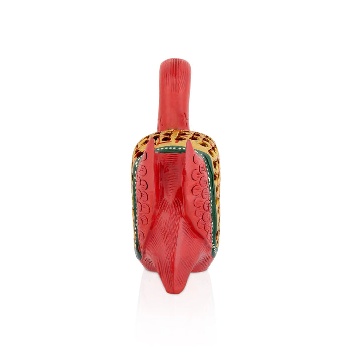 Duck Statue - 4 x 4 Inches | Wooden Painted Duck Figurine / Cut out Design/ Duck Sculpture for Home Decor - Table Stand Accessories