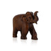 Elephant Statue - 6.5 x 6.5 Inch | Wooden Black Elephant Statue/ Elephant Idol for Home Decor - Table Stand Accessories
