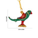 Parrot Design Key Chain - 2 x 2.25 Inches | Metal Key Ring/ Painted Key Holder for Car And Bike - Key Chain & Key Holder