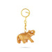 Elephant Design Key Chain - 1.5 x 2 Inches | Wooden Key Holder/ Key Ring for Car And Bike - Key Chain & Key Holder