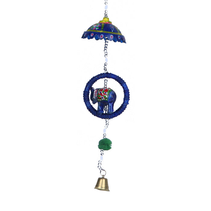 Toran Set - 33 Inches | 2 Pcs/ Umbrella with Elephant Design Thoranam for Home Decor - Toran