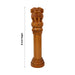 Ashoka Pillar - 8 X 2 Inches | Wood Sculpture/ Ashok Stambh/ Ashok Pillar For Desk Display And Office Decor - Table Stand Accessories