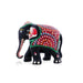 Elephant Statue - 5 x 5.5 Inches | Wooden Elephant/ Painted Elephant Idol for Home - Table Stand Accessories