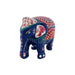 Elephant Statue - 5 x 5.5 Inches | Wooden Elephant/ Painted Elephant Idol for Home - Table Stand Accessories