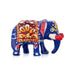 Elephant Statue - 1.5 x 2.5 Inches | Metal Elephant Idol/ Painted Elephant Sculpture for Home - Table Stand Accessories