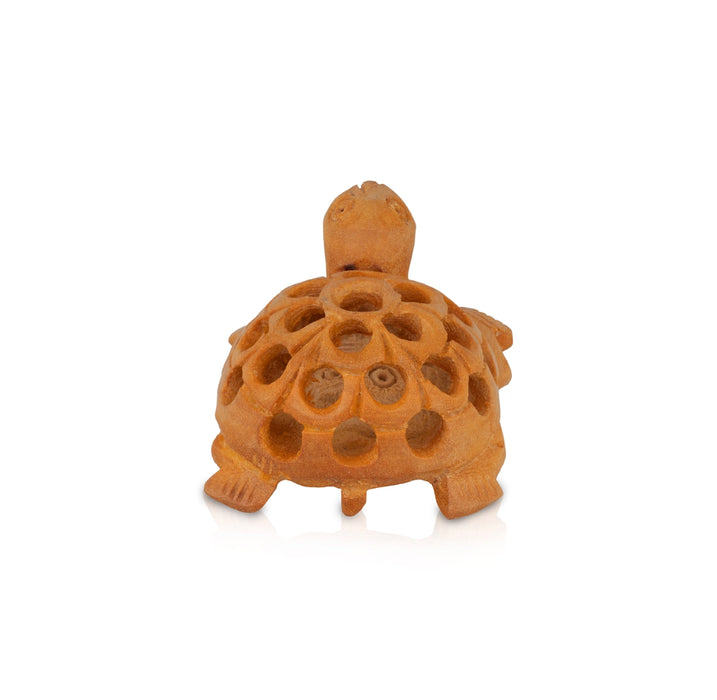 Tortoise Statue - 1 x 1.5 Inches | Wooden Idol/ Tortoise Idol For Good Luck And Stability