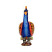Peacock Statue - 4 x 4.5 Inches | Painted Peacock/ Wooden Peacock Idol for Home Decor - Table Stand Accessories