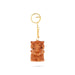Ganesh Murti Design Key Chain - 2 x 1.5 inches | Wooden Key Ring/ Ganpati Murti Design Key Holder for Car & Bike - Key Chain & Key Holder