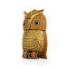 Owl Statue - 6.25 X 4 Inches | Wooden Owl Figurine/ Owl Sculpture For Home Decor And Good Luck Charm - Table Stand Accessories