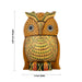 Owl Statue - 6.25 X 4 Inches | Wooden Owl Figurine/ Owl Sculpture For Home Decor And Good Luck Charm - Table Stand Accessories