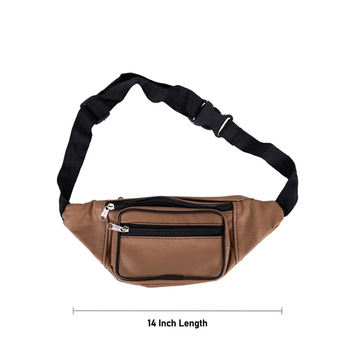 Belt Pouch - 14 Inches | Travel Bag with Mobile Pouch Bag/ Phone Holder Hip Strap for Men and Women - Bags & Pouches