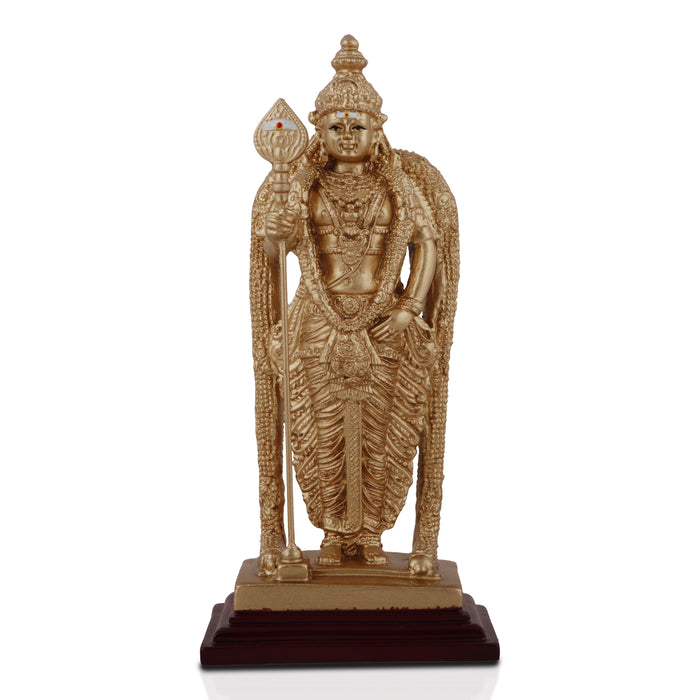 Murugan Statue - 6 Inches | Murugan Idol/ Polyresin Murugan Silai for Pooja