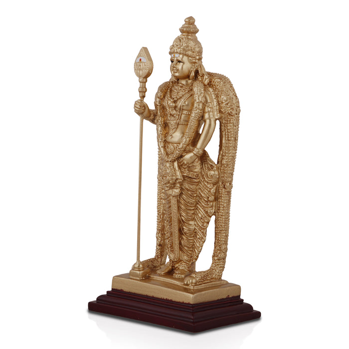 Murugan Statue - 6 Inches | Murugan Idol/ Polyresin Murugan Silai for Pooja